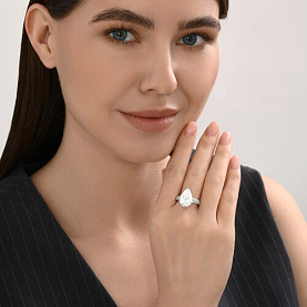 Кольцо SOKOLOV - Серебро 925, Фианит (арт. 94014603)