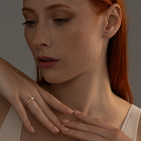 Кольцо SOKOLOV - Серебро 925, Фианит (арт. 93010904)