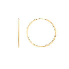 Серьги Атолл - Золото 585 (арт. 20771-40)