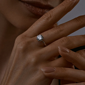 Кольцо SOKOLOV - Серебро 925, Фианит (арт. 94013653)