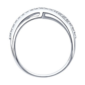 Кольцо SOKOLOV - Серебро 925, Фианит (арт. 94012043)