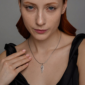 Подвеска SOKOLOV - Серебро 925, Фианит (арт. 94032307)