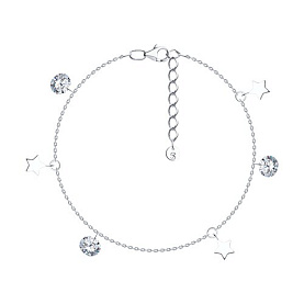 Браслет SOKOLOV - Серебро 925, Фианит (арт. 94051283)