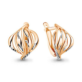 Серьги Аквамарин - Золото 375 (арт. 31324.8)