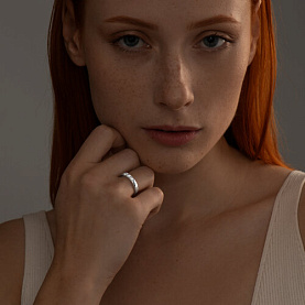 Кольцо SOKOLOV - Серебро 925, Фианит (арт. 94013665)