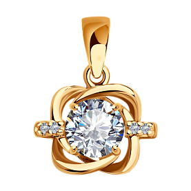 Подвеска SOKOLOV - Серебро 925, Фианит (арт. 93030386)