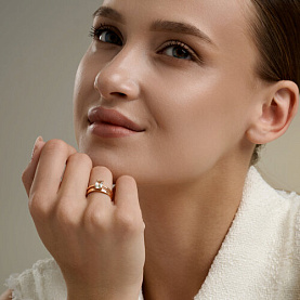 Кольцо SOKOLOV - Серебро 925, Празиолит (арт. 92014727)