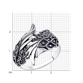 Кольцо SOKOLOV - Серебро 925, Фианит (арт. 95010096)