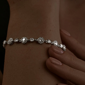 Браслет SOKOLOV - Серебро 925, Фианит (арт. 94051026)