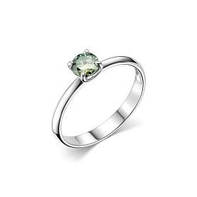 Кольцо Дар - Серебро 925, Синтетический муассанит (арт. К-5190рлзс16139)