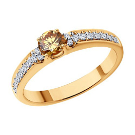 Кольцо Diamant - Серебро 925, Фианит (арт. 93-110-01604-2)