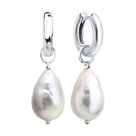 Серьги SOKOLOV - Серебро 925, Жемчуг культивированный (арт. 92025391)