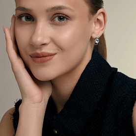 Серьги SOKOLOV - Серебро 925, Топаз (арт. 92025400)