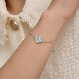 Браслет SOKOLOV - Серебро 925, Фианит (арт. 94051659)