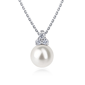 Подвеска Platinum Lab. - Платина 950, Жемчуг культивированный (арт. ПП-212-01)