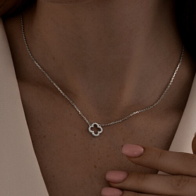 Колье SOKOLOV - Серебро 925, Фианит (арт. 94070663)