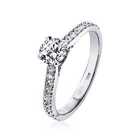 Кольцо Platinum Lab. - Платина 950, Бриллиант (арт. ПК-065-01)