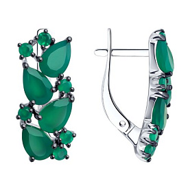 Серьги SOKOLOV - Серебро 925, Агат (арт. 92022763)