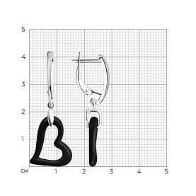 Серьги SOKOLOV - Серебро 925, Керамика (арт. 94025726)