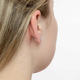 Серьги SOKOLOV - Серебро 925, Фианит (арт. 94021906)