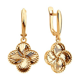 Серьги Diamant - Золото 585 (арт. 51-121-02970-1)