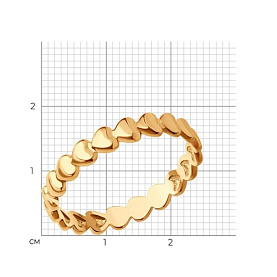 Кольцо SOKOLOV - Золото 585 (арт. 019134)