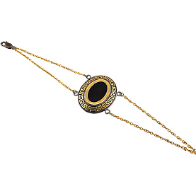 Браслет Янтарная волна - Серебро 925, Янтарь (арт. 824327к)