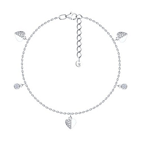 Браслет SOKOLOV - Серебро 925, Фианит (арт. 94051287)