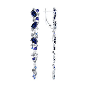 Серьги SOKOLOV - Серебро 925, Фианит (арт. 94022427)