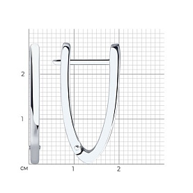 Серьги SOKOLOV - Серебро 925 (арт. 94027646-91)