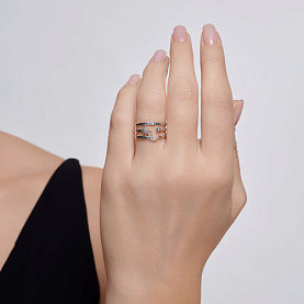 Кольцо SOKOLOV - Серебро 925, Фианит (арт. 94013889)