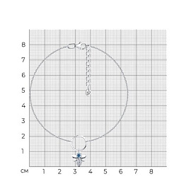 Браслет Diamant - Серебро 925, Фианит (арт. 94-150-00095-1)