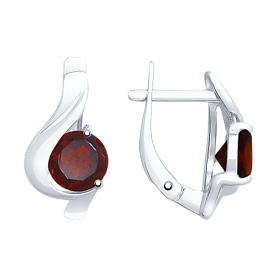 Серьги SOKOLOV - Серебро 925, Гранат (арт. 92021967)