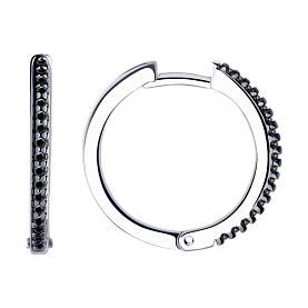 Серьги Diamant - Серебро 925, Фианит (арт. 94-120-01593-1)