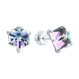 Серьги Diamant - Серебро 925, Кристалл (арт. 94-122-02383-1)