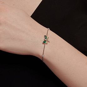 Браслет SOKOLOV - Серебро 925, Фианит (арт. 94051158)