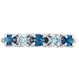 Кольцо POKROVSKY - Серебро 925, Синтетический кварц , Фианит (арт. 1101615-04825)