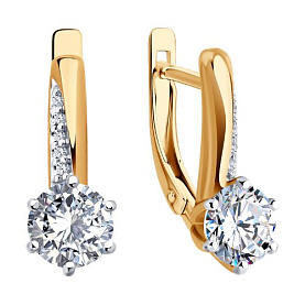 Серьги Diamant - Серебро 925, Фианит (арт. 93-120-02134-1)