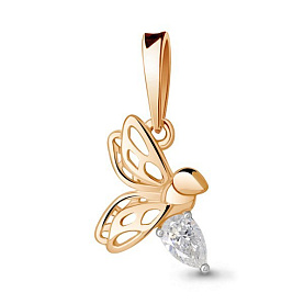 Подвеска Аквамарин - Золото 375, Фианит (арт. 24527.8)