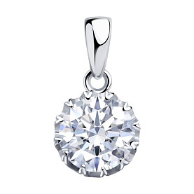 Подвеска SOKOLOV - Серебро 925, Фианит (арт. 94033230-91)