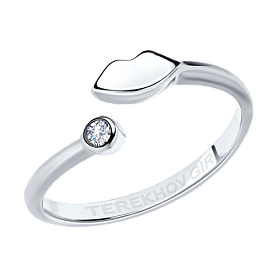 Кольцо SOKOLOV - Серебро 925, Фианит (арт. 94012651)