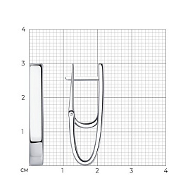 Серьги Diamant - Серебро 925 (арт. 94-120-00645-1)