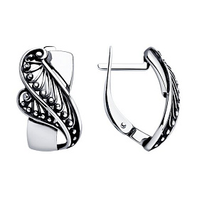 Серьги Diamant - Серебро 925 (арт. 95-120-01211-1)