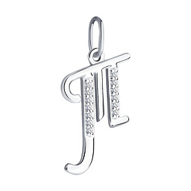 Подвеска SOKOLOV - Серебро 925, Фианит (арт. 94031377)