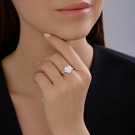 Кольцо SOKOLOV - Серебро 925, Фианит (арт. 94014402)