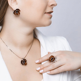 Подвеска SOKOLOV - Серебро 925, Жемчуг имитация, Эмаль (арт. 94032398)