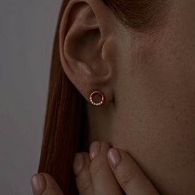 Серьги SOKOLOV - Серебро 925, Фианит (арт. 93022233)