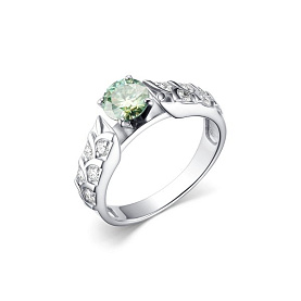 Кольцо Дар - Серебро 925, Синтетический муассанит, Фианит (арт. К-5143рс1613900)