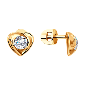 Серьги SOKOLOV - Серебро 925, Фианит (арт. 93020914)