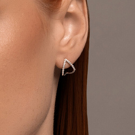 Серьги SOKOLOV - Серебро 925, Фианит (арт. 94026622)